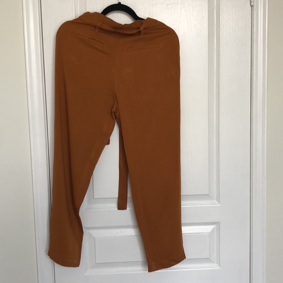 Forever 21 Camel Trousers - Removable Belt Sz S - Picture 2 of 8